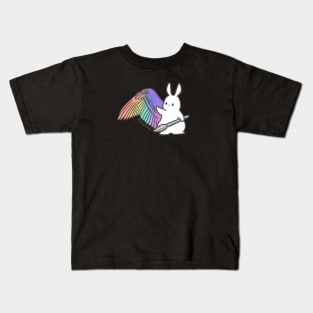 Bun-Winged Angel Kids T-Shirt